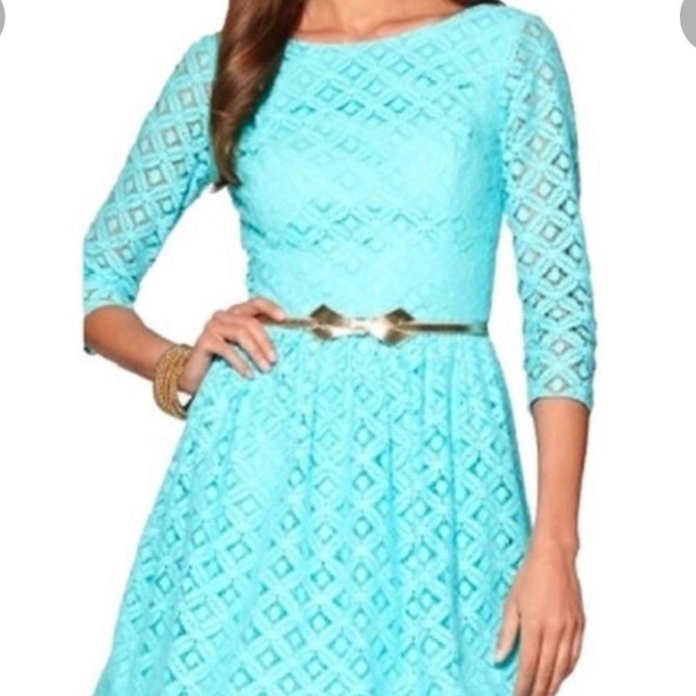 Lilly Pulitzer Lori dress XOXO lace 4